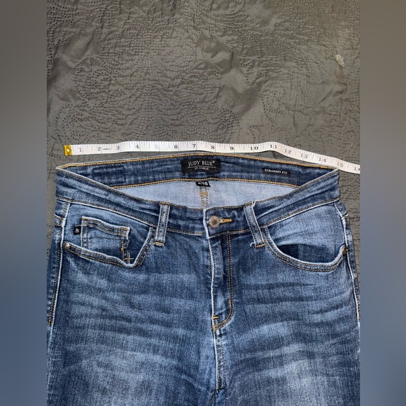Judy Blue Women’s Size 7/28 Straight Leg Jeans Medium Wash Stretch Denim - Picture 2 of 8